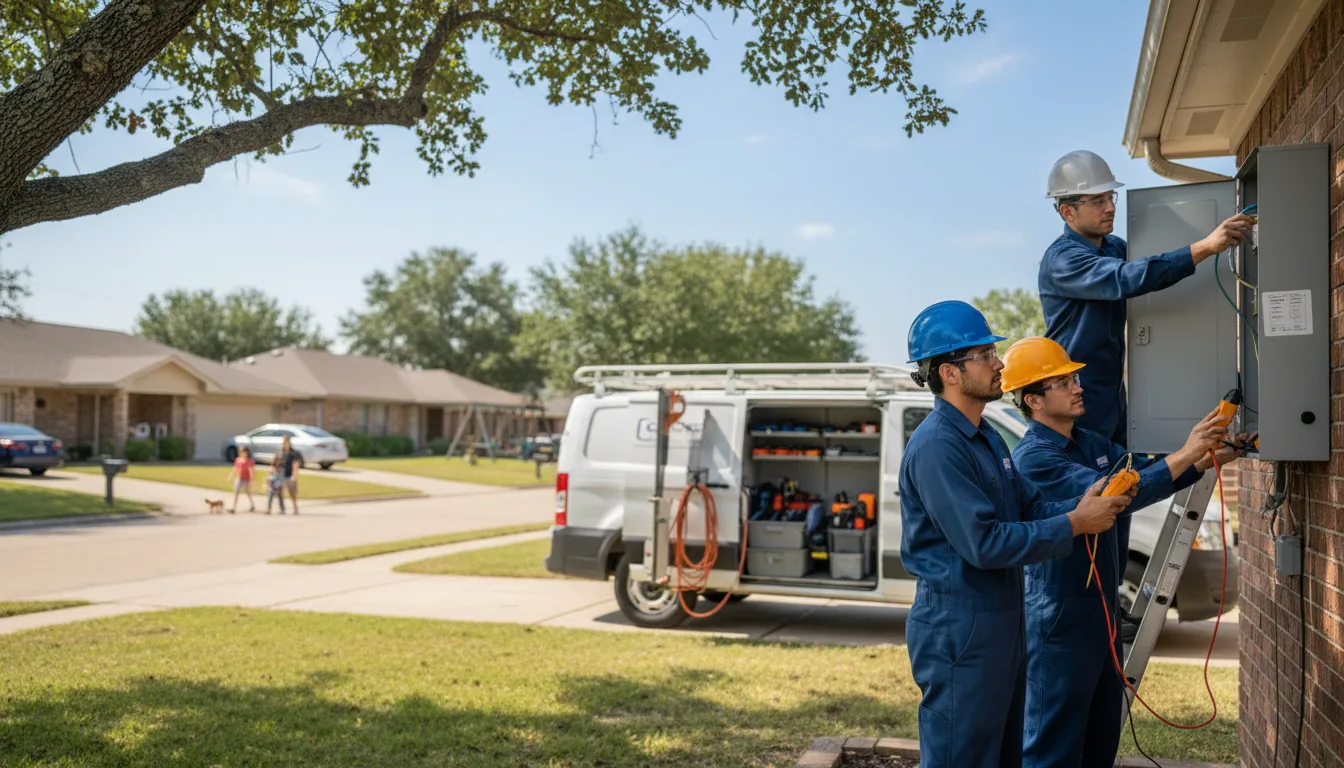 Certified electrician providing emergency electrical services in Americus, GA